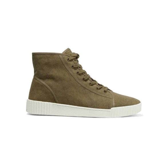 Vince Wolfe Canvas High Top Sneakers - Picture 1 of 7